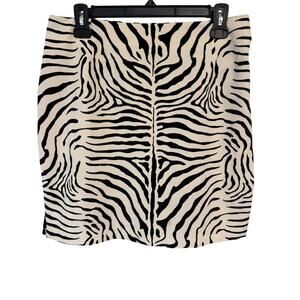 Taica Paris RARE velvet print mini skirt Vintage side hem slits & zip back